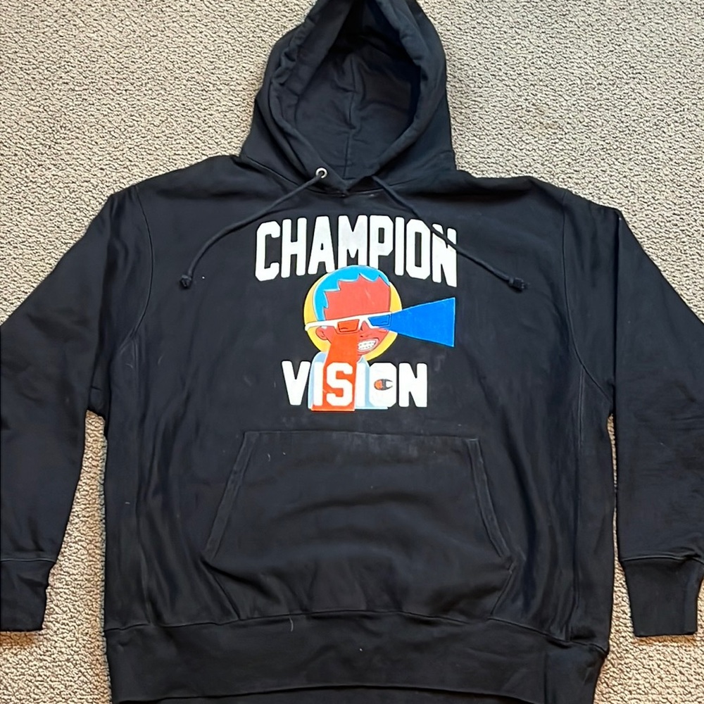 Vintage Champion Vision Men's Hoodie XXL